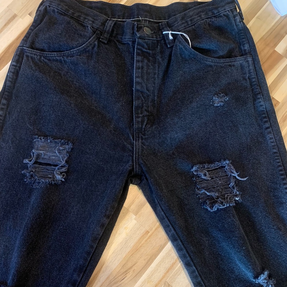 black rustler jeans